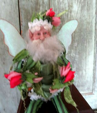 Mark Roberts Limited Edition Sweet Pea Fairy Elf w gold sticker Tag 4