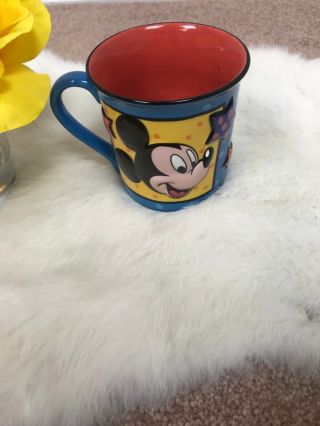 Walt Disney World Coffee Mug Mickey Mouse 3d Ceramic Collectibles 8 Oz