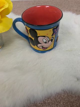 Walt Disney World Coffee Mug Mickey Mouse 3D Ceramic Collectibles 8 oz 4