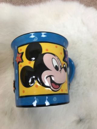 Walt Disney World Coffee Mug Mickey Mouse 3D Ceramic Collectibles 8 oz 5