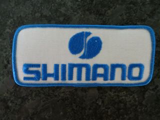 Vintage Fishing Patch - Shimano - 5 3/4 X 2 1/2 Inch