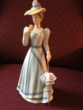 2003 Home Interiors Homco Porcelain Figurine Woman Lady Covington 14044 - 03