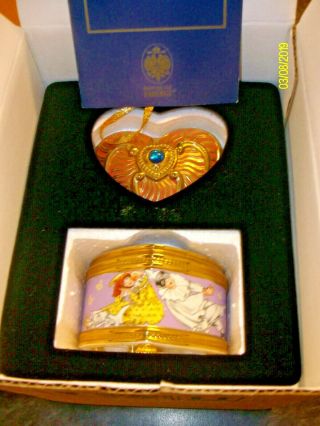 House Of Faberge Franklin - - Pulcinella - - Porcelain Music Box