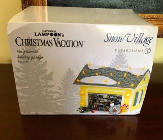 Dept.  56 National Lampoon ' s Christmas Vacation The Griswold Holiday Garage 4