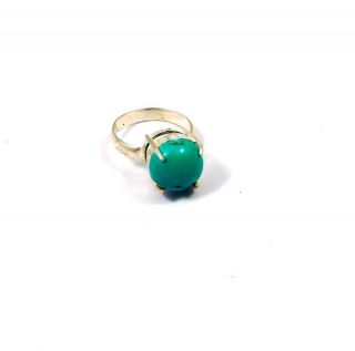 Turquoise.  925 Silver Plated Handmade Ring Size - 7.  50 Jewelry Jc9766