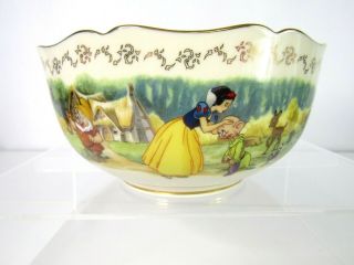 Lenox Disney Snow White And The Seven Dwarfs 1996 Anniversary Ivory China Bowl