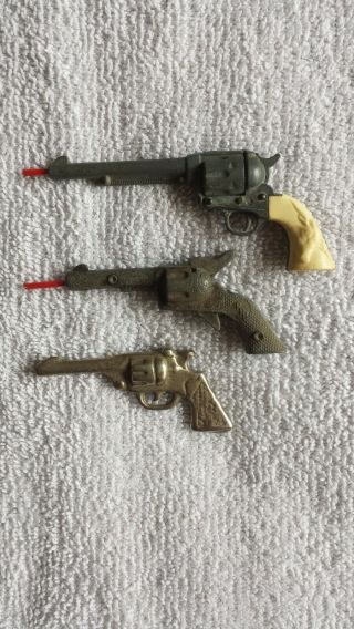 Vintage Antique Miniature Toy Pistols - 1950 
