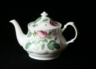 Redoute Roses By Roy Kirkham English Fine Bone China Teapot