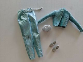 Barbie Fashion Avenue Boutique 1996 Sea Blue Pant Outfit Plus Accessories 14980