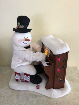 Read Hallmark Jingle Pals Snowman Piano Player Animated Musical Christmas 2005