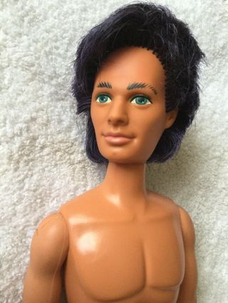 Jem And The Holograms Nude Rio Boy 12.  5 " Doll Vintage Hasbro 1980s 1985