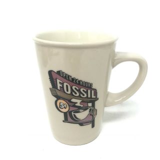 Fossil Coffee Shop Diner Mug Cup Eddie Bauer Home Vintage