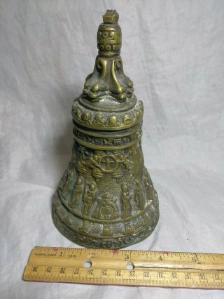 A Vintage Bronze Or Brass Bell.  It 