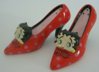 Betty Boop Shoe Salt And Pepper Shakers