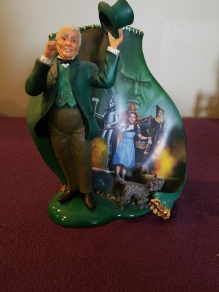 " That Man Behind The Curtain " Wizard Of Oz Collectable Bradford Exchange