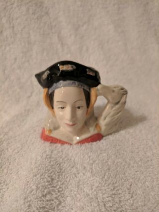 Royal Doulton Character Jug Anne Of Cleves D6754 Mini 1979