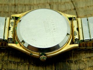 Vintage Seiko Quartz Mens Wrist Watch Gold Toned Water Resistant Model 8223 - 7109 3