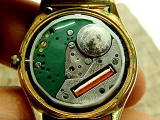 Vintage Seiko Quartz Mens Wrist Watch Gold Toned Water Resistant Model 8223 - 7109 5