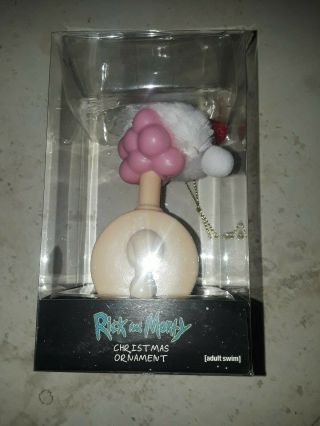 Rick and Morty Plumbus with Santa Hat Christmas Ornament by adult swim 3