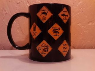 Australia Roadsign Coffee Cup Mug 4 Inches Tall 3 Inches Wide