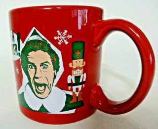 Son Of A Nutcracker Red Coffee Mug Elf Buddy Will Ferrell Christmas Movie Xmas 2