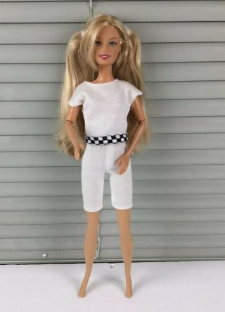 Vintage 1998 Mattel Barbie Doll Blue Eyes Freckles Ponytails Blonde