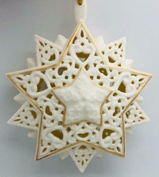 Wedgwood Pierced Star Ornament