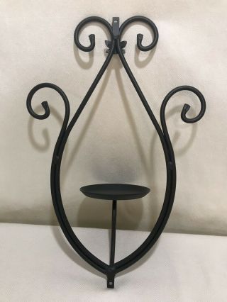 Longaberger Wrought Iron Candle Wall Sconce