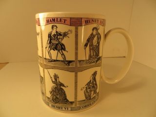 Vintage William Shakespeare Esq.  Wedgwood Of Etruria & Barlaston Cup Mug