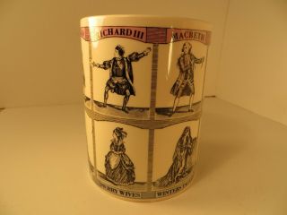 VINTAGE William Shakespeare Esq.  Wedgwood of Etruria & Barlaston Cup Mug 2