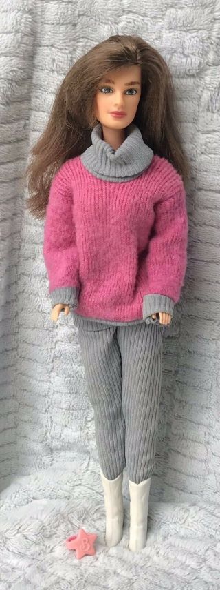 Vintage 1982 Brooke Shields Doll " In Outfit & Pink Ring 11.  5”