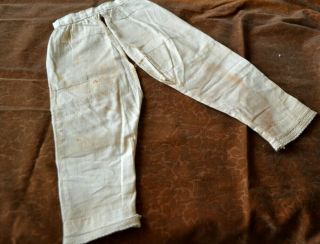 Early Antique Doll Cotton Pantaloons Split Let Style For 24 - 26 " Doll