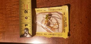 Vintage Fred Arbogast Fly Rod Size Hula Popper Fishing Lure & Org.  Package