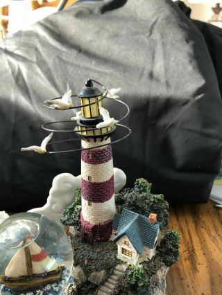 SANKYO Lighthouse / Snow Globe Decorative Music Player - 