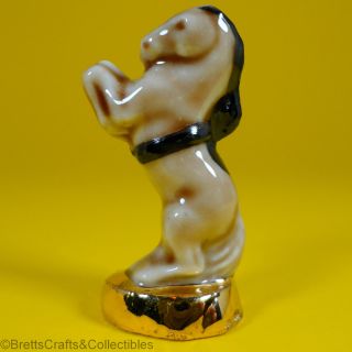 Wade Whimsies - Wade In Canada Issue (le 10) Circus Horse Black Trim / Gold Base