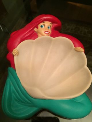 Little Mermaid Ariel Floating Soap Dish 1991 Avon Plastic Foam Disney Vintage