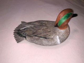 Green - Winged Teal Decoy by George Kruth for The Danbury 2
