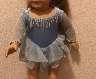 Vintage American Girl Doll Ice Skating Outfit - - Shoes,  Dress,  Headband