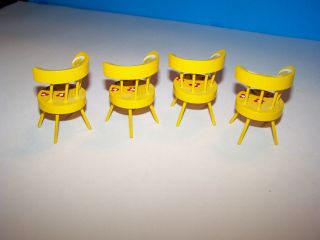 Vintage 1960 ' s Small Wooden Doll Furniture (table & chairs) Fomerz Japan 5