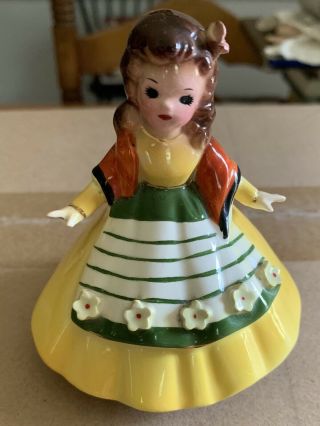 Vintage Josef Originals California Figurine - International Girl - Portugal