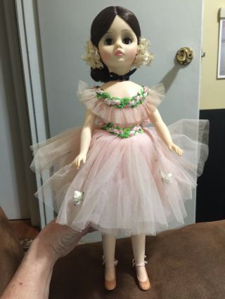 Vintage Madame Alexander Ballerina 17” Doll Elise
