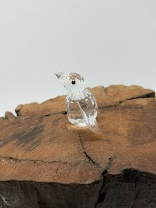 Swarovski Black Eye Silver Crystal Penguin Figurine Retired
