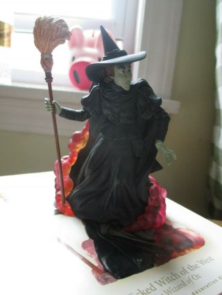 Wizard Of Oz Wicked Witch Of The West Hallmark Ornament Lights Up Speaks