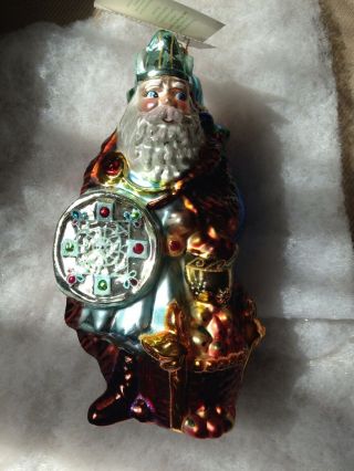 C.  Radko Santa Through The Centuries 2003 Viking Claus Christmas Ornament 71/2 "