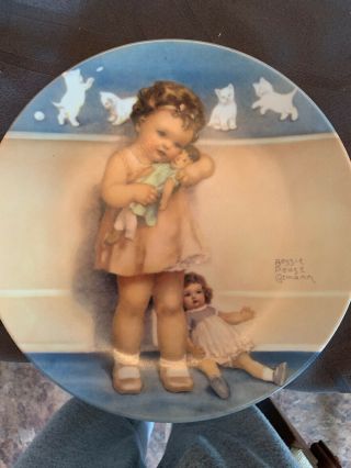 Bessie Pease Gutmann Love Is Blind Collector Plate Little Mother Victoriana Er