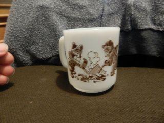 Vintage Smokey the Bear Glasbake Mug/Cup 2