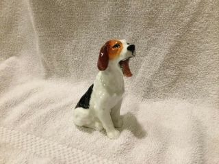 Royal Doulton Jack Russell Terrier Yawning Dog Figurine Hn1099 Exc.