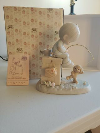 Precious Moments 1990 - Just A Line To Wish You A Happy Day W/box