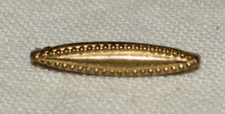 Lingerie Pin Antique Gold Oval C Clasp Brooch