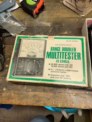 Vintage Micronta Range Doubler Multi - Tester (22 - 204c)